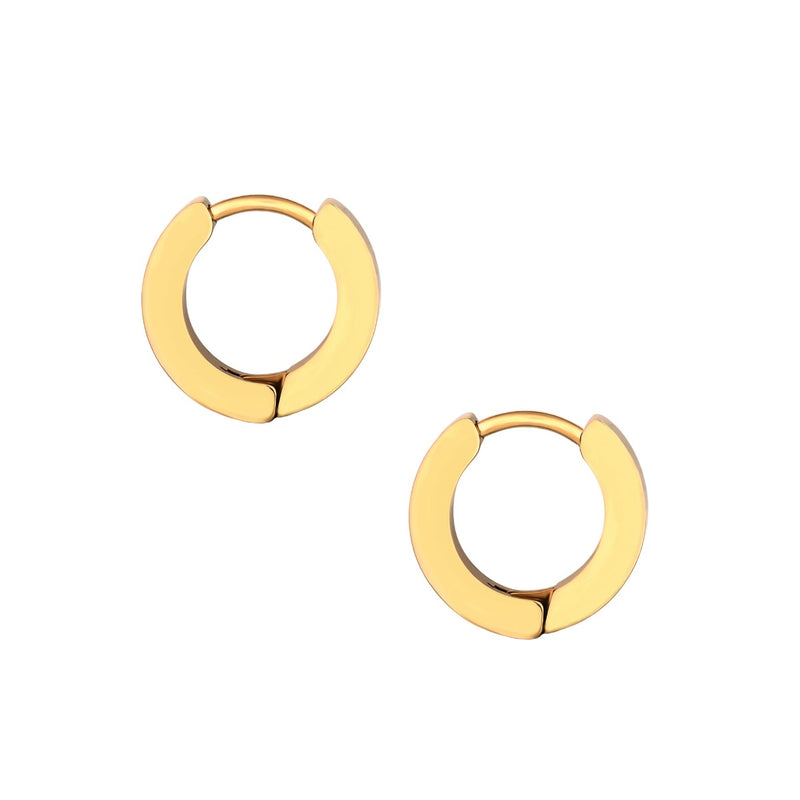 Amori Hoop Earrings, Gold