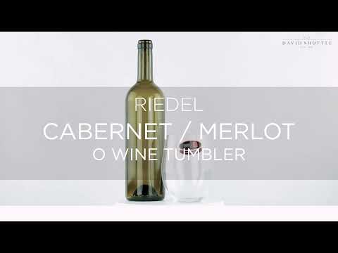 Riedel O Wine Tumbler Cabernet / Merlot Glasses (Set of 4) & Free Gift Syrah Decanter