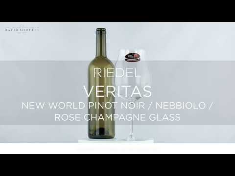 Riedel Veritas New World Pinot Noir / Nebbiolo / Rose Champagne Glasses (Pair)