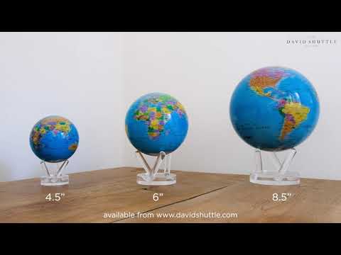 MOVA Blue with Political Map 8.5 Inch Globe