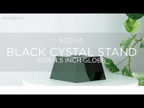 Black Crystal 4.5 Inch Globe Stand