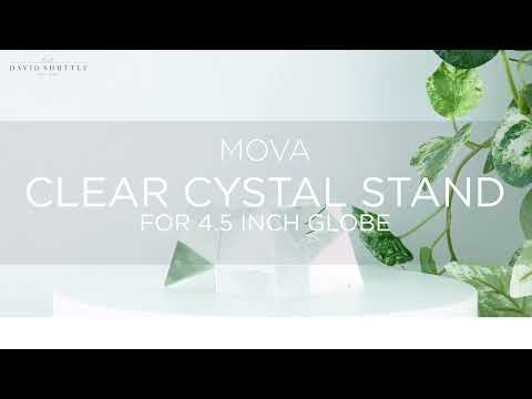 Clear Crystal 4.5 Inch Globe Stand