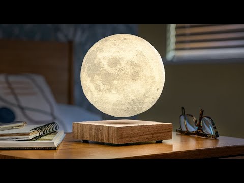 Gingko Smart Moon Lamp with Black Base