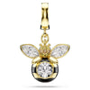 Swarovski Idyllia charm, Mixed cuts, Bee, Multicoloured, Gold-tone plated