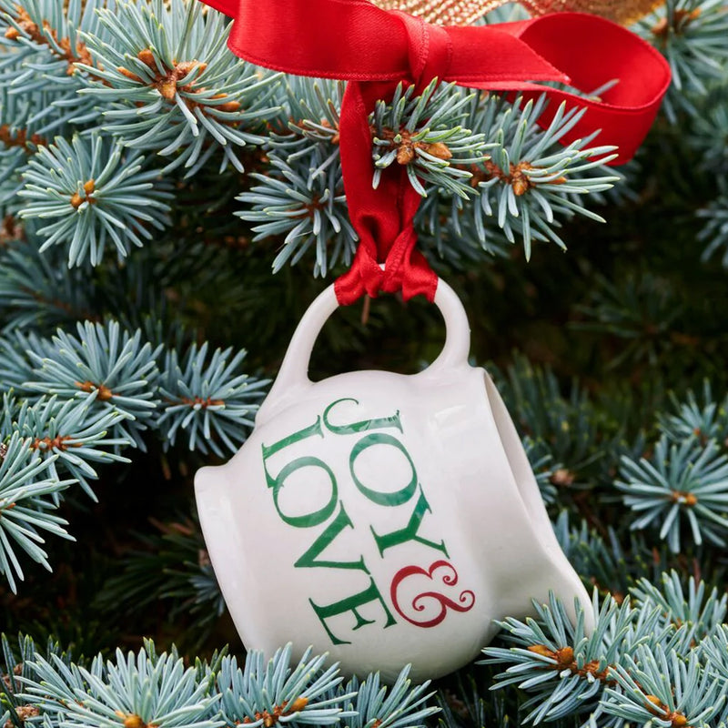 Emma Bridgewater Christmas Toast & Marmalade A Tiny Present Tiny Jug Hanging Ornament (Boxed)