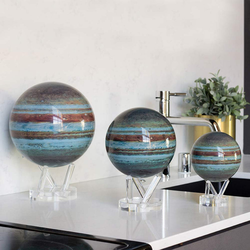 Jupiter Mova Globes in three sizes
