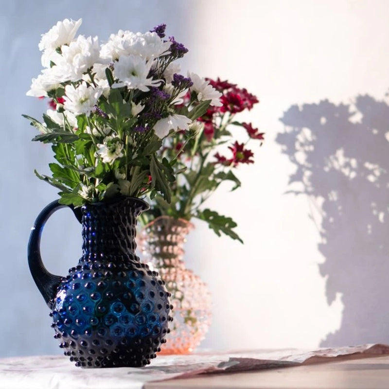 Klimchi Royal Blue Hobnail Large Jug 2L