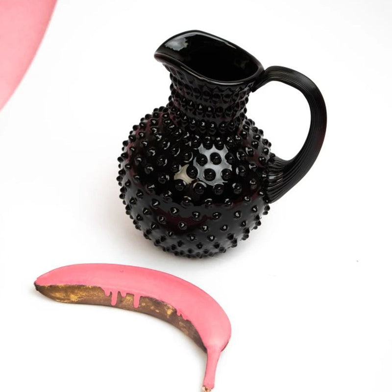Klimchi Black Hobnail Large Jug 2L