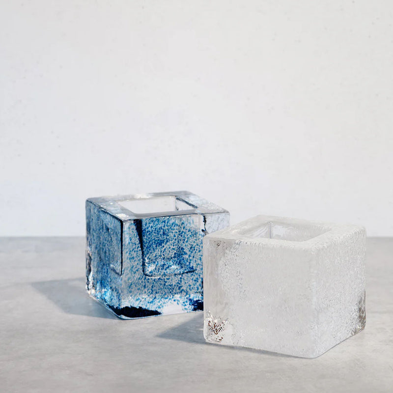 Kosta Boda Brick Blue Votive