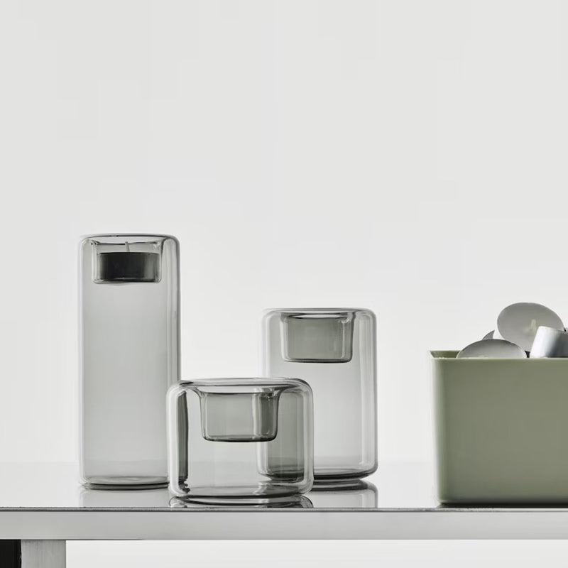 Kosta Boda Happy Votive 68, 105, 150mm 3 Pack