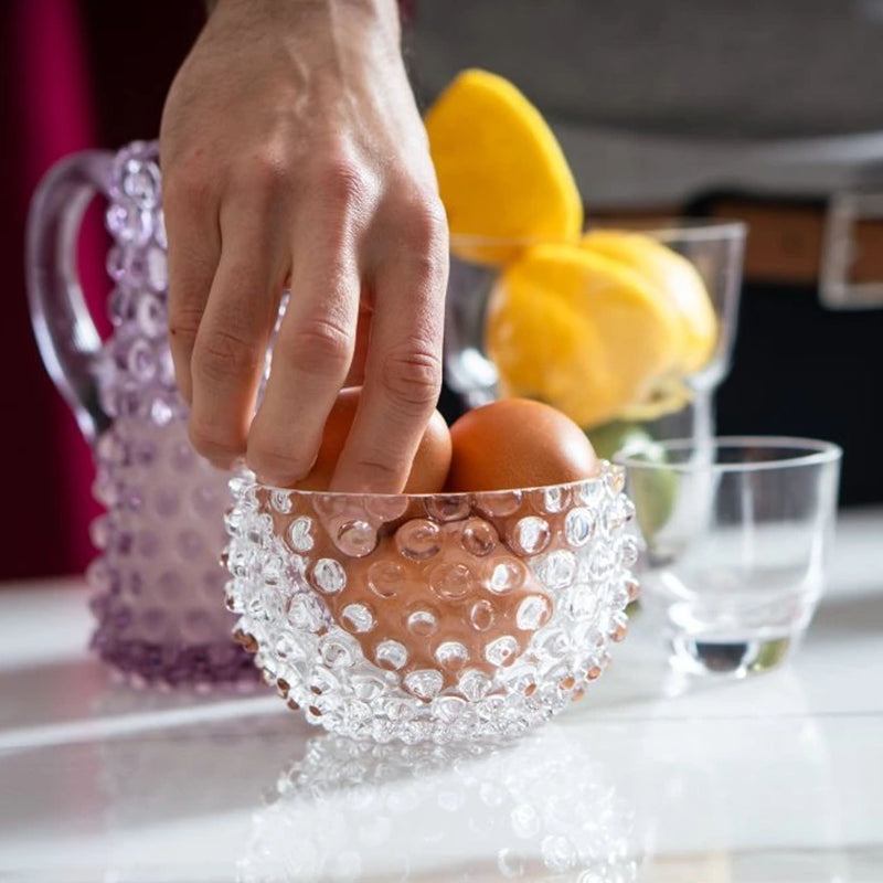 Klimchi Clear Hobnail Small Bowl