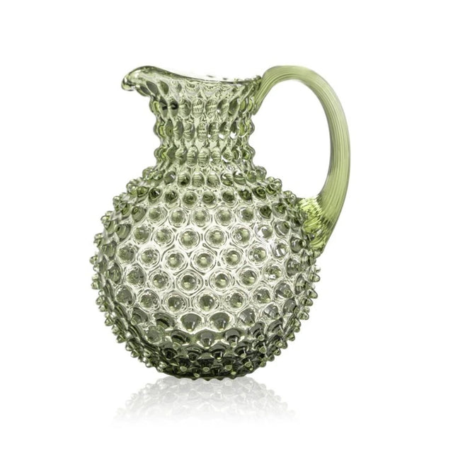 Klimchi Olive Green Hobnail Large Jug 2L