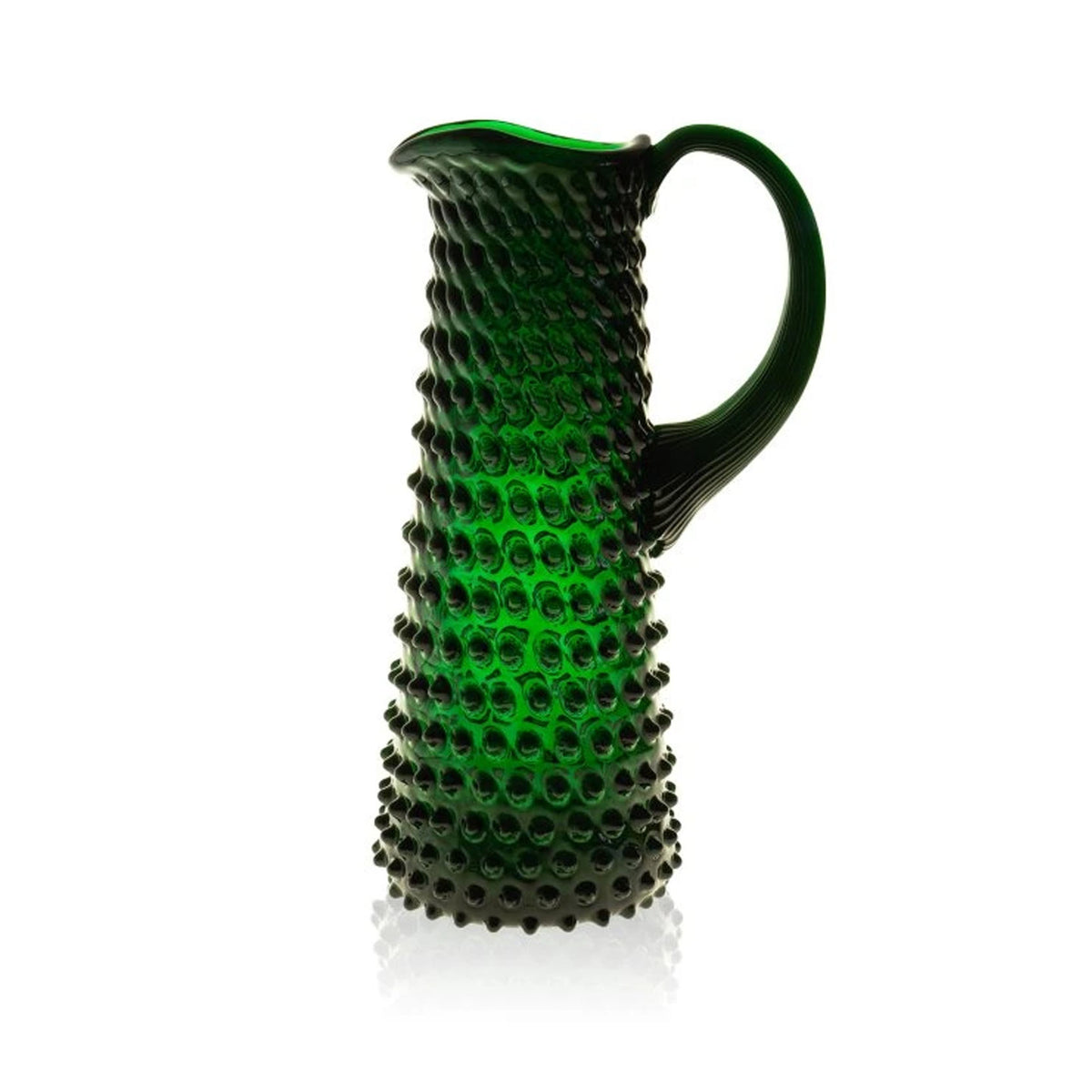 Klimchi Dark Green Hobnail Jug Tall – David Shuttle Ltd