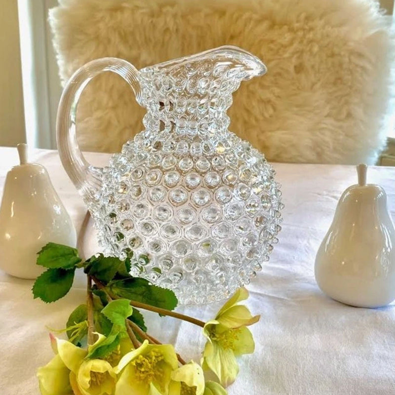 Klimchi Clear Hobnail Large Jug 2L