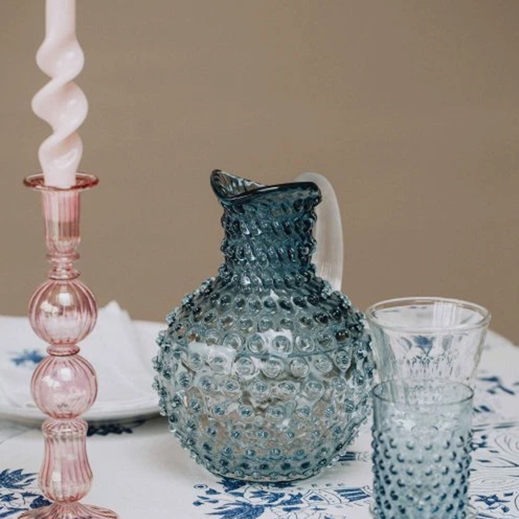 Klimchi Underlay Blue Smoke Hobnail Large Jug 2L – David Shuttle Ltd