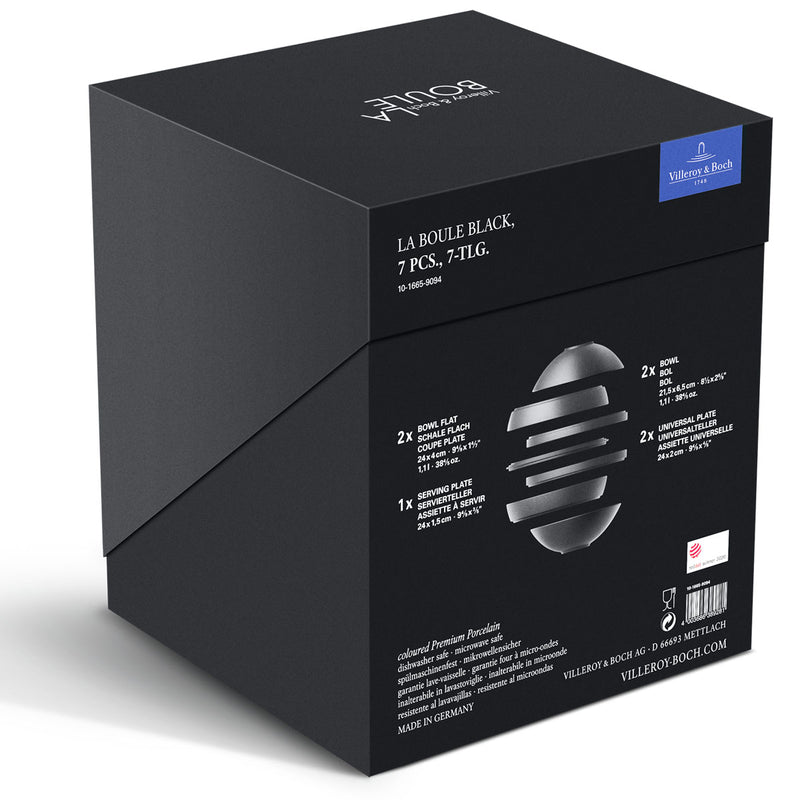 Villeroy & Boch Iconic La Boule Black Set