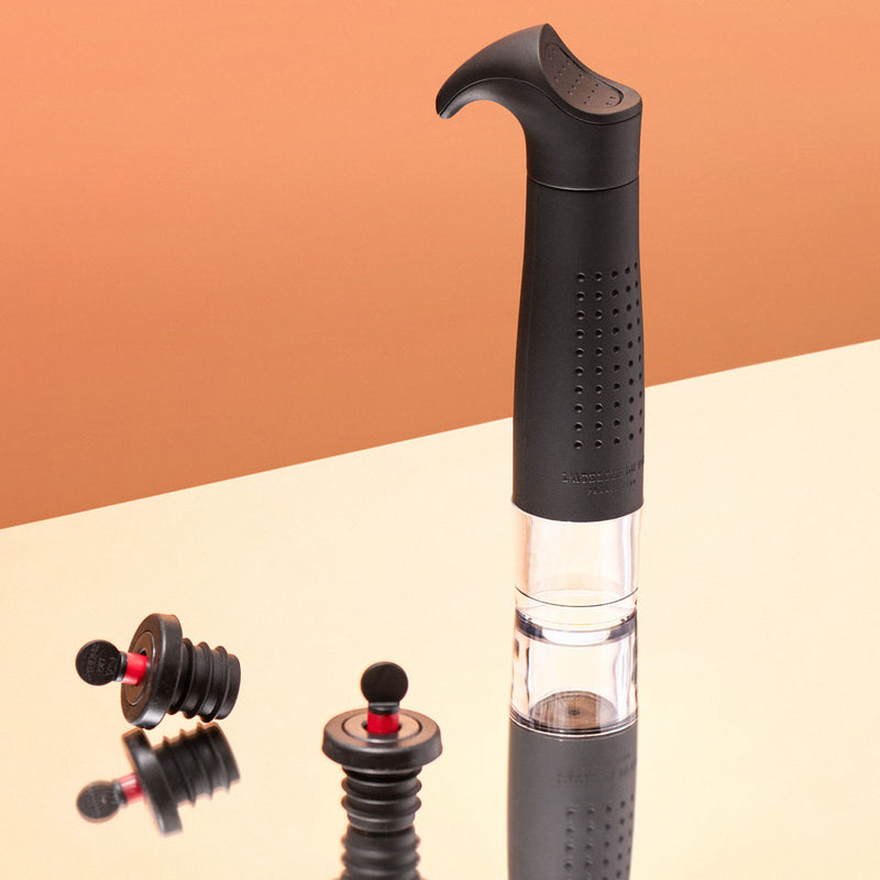 L'Atelier du Vin, Gard'vin, On/Off Black Vacuum Wine Preserver System