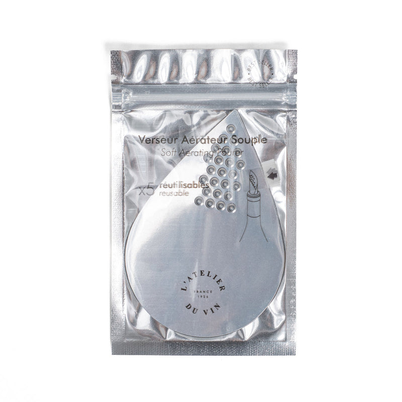 L'Atelier du Vin, Soft Aerating Pourer, Pack of 5