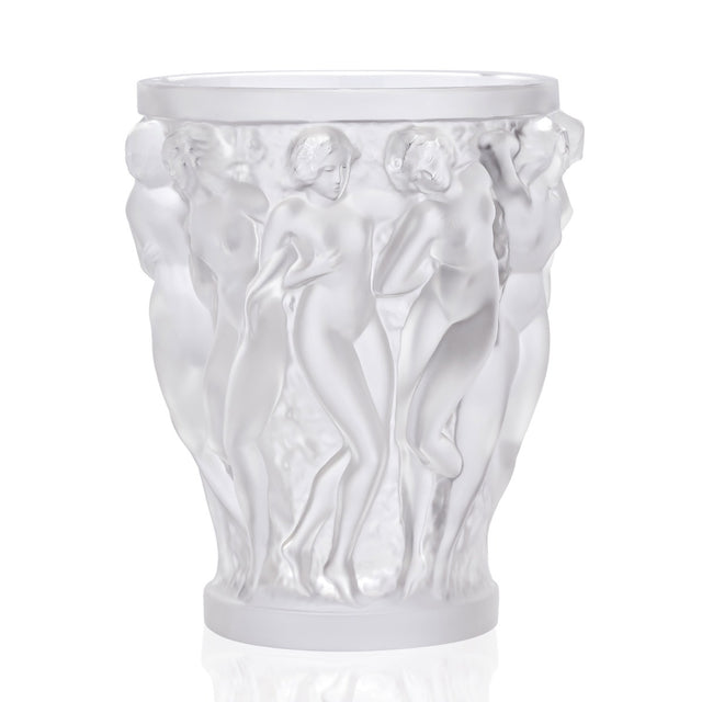 Lalique Bacchantes Small Clear Vase