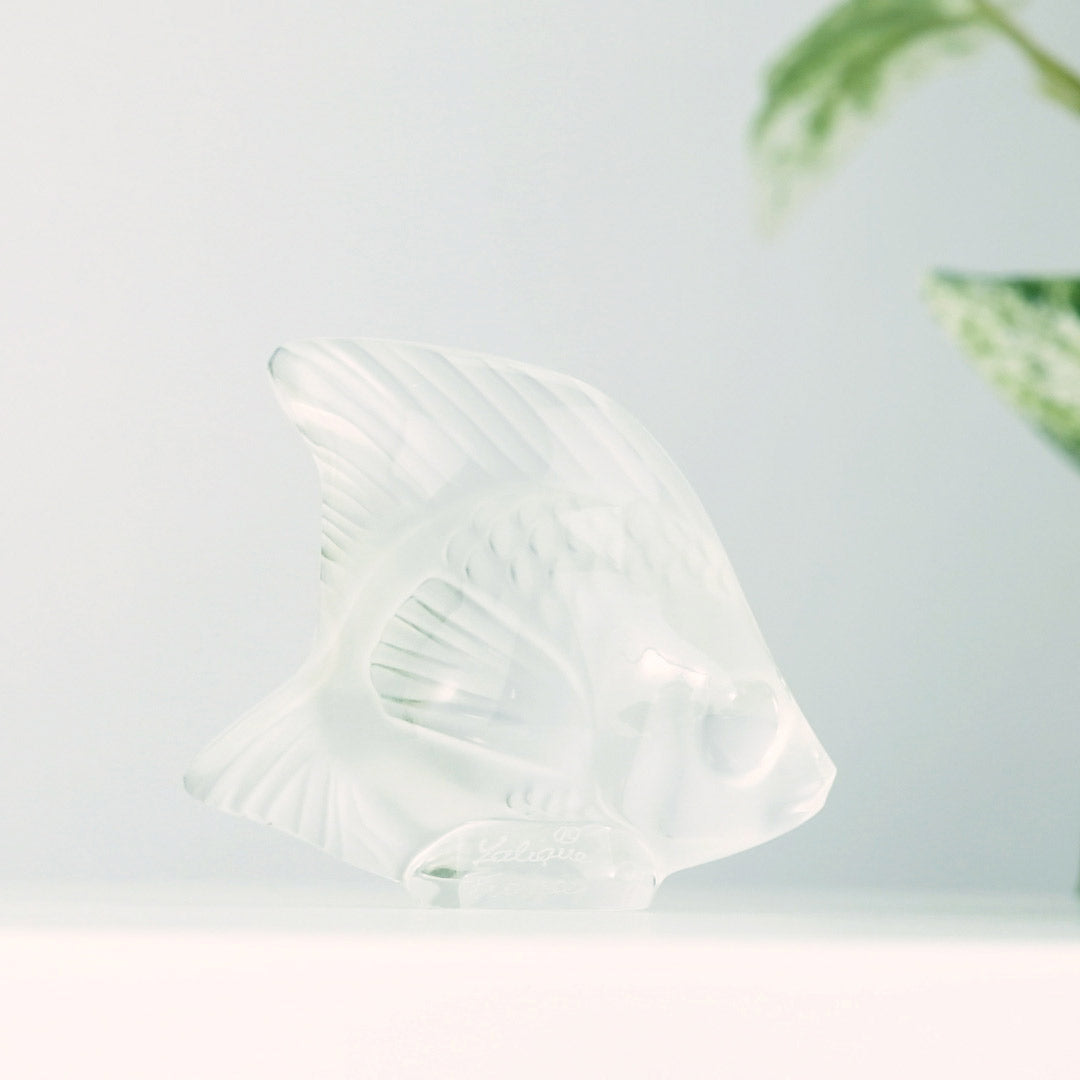 Lalique Fish Sculpture | Clear Crystal | 3000000 - David