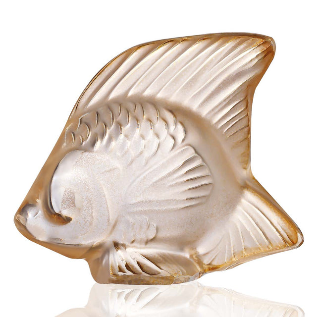 Lalique Gold Luster Fish