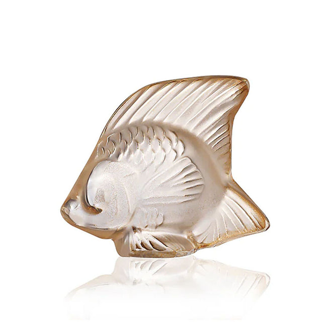 Lalique Gold Luster Fish