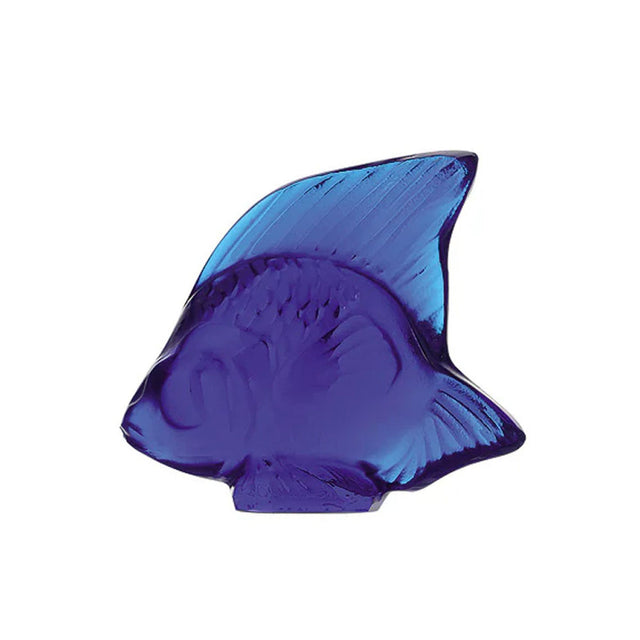 Lalique Cap Ferrat Blue Fish