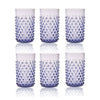 Klimchi Lavender Hobnail Tumblers (set of 6)