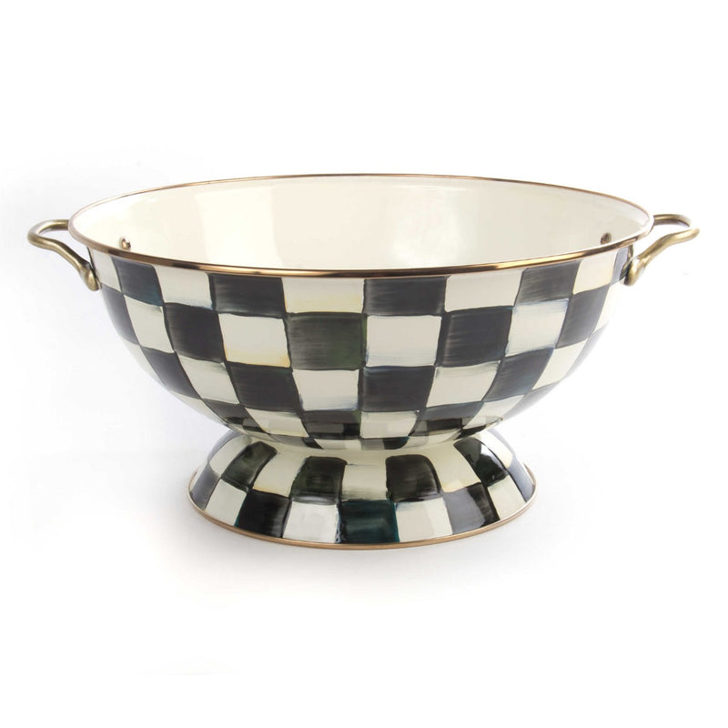 Mackenzie-Childs Courtly Check Enamel Everything Bowl
