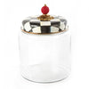 Mackenzie Childs Courtly Check Large Kitchen Canister