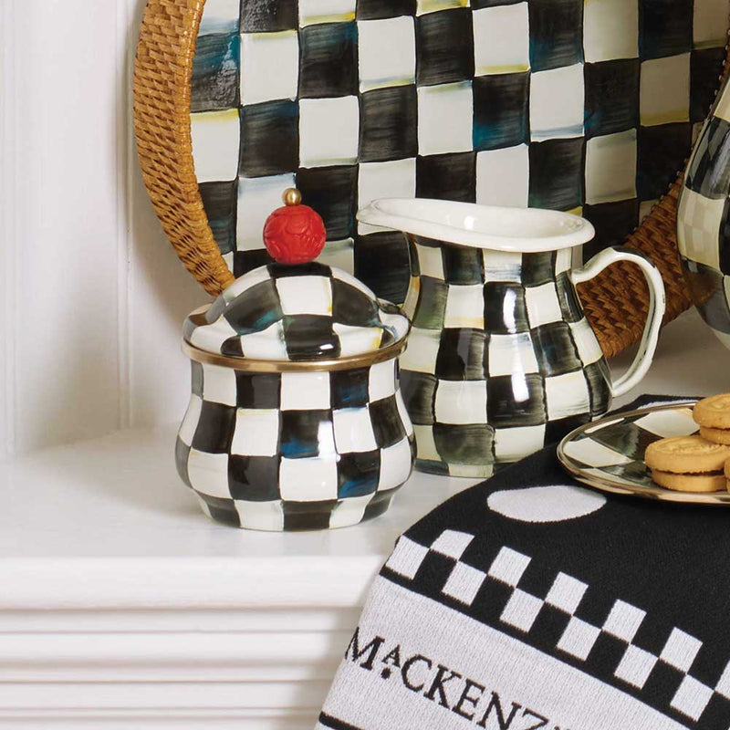 Mackenzie-Childs Courtly Check Lidded Sugar Bowl #2