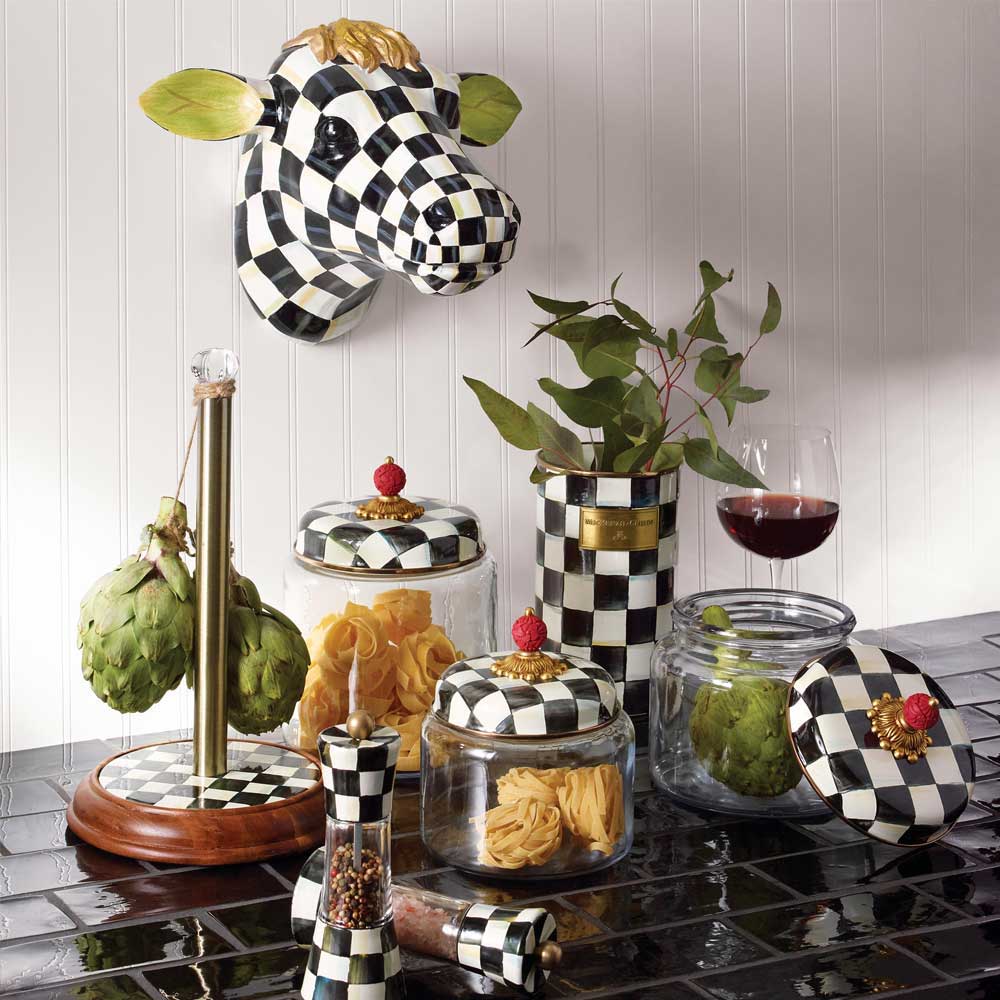 Mackenzie-Childs Courtly Check Utensil Holder – David Shuttle Ltd