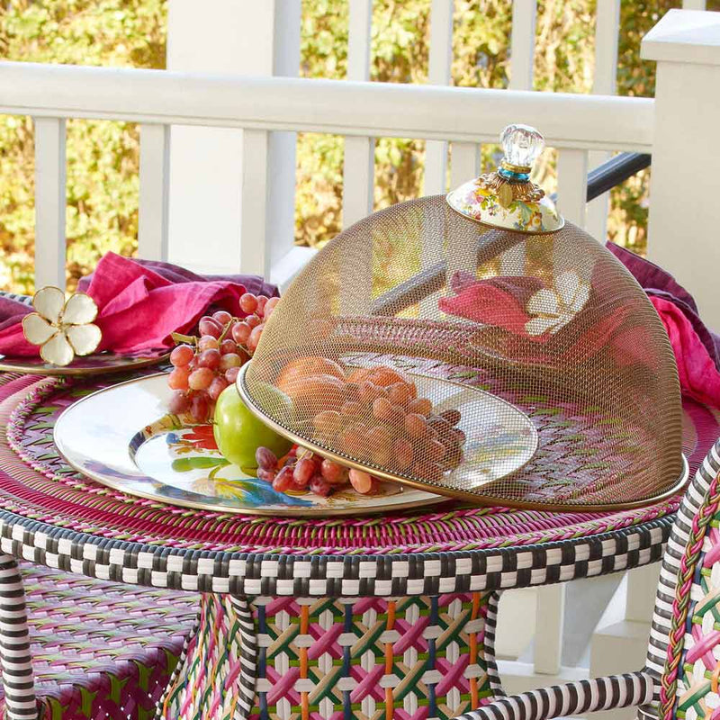 Mackenzie-Childs Large Mesh Dome in Flower Market design