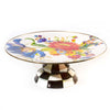 Mackenzie-Childs Flower Market Pedestal Platter, White