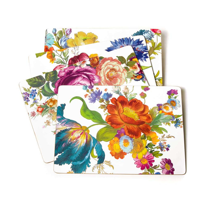 Mackenzie Childs Set of 4 Flower Market Placemats