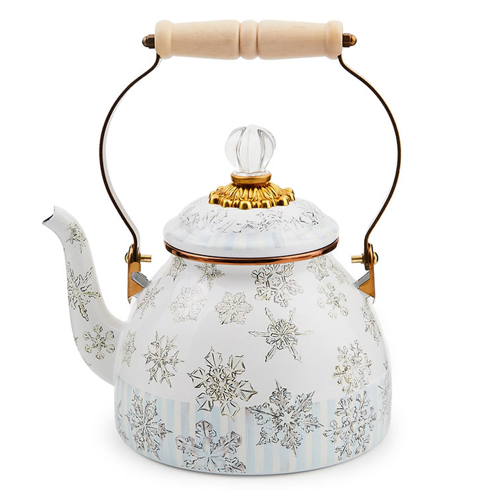Mackenzie-Childs Winter Palace 2 Quart Tea Kettle – David Shuttle Ltd
