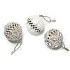 Mackenzie-Childs Crystal Palace Beaded Ball Ornaments, Set of 3