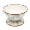 Mackenzie-Childs Sterling Check Enamel Ice Cream Dish