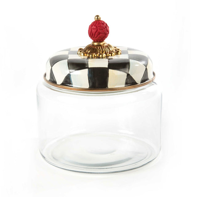 Mackenzie-Childs Courtly Check Kitchen Small Canister