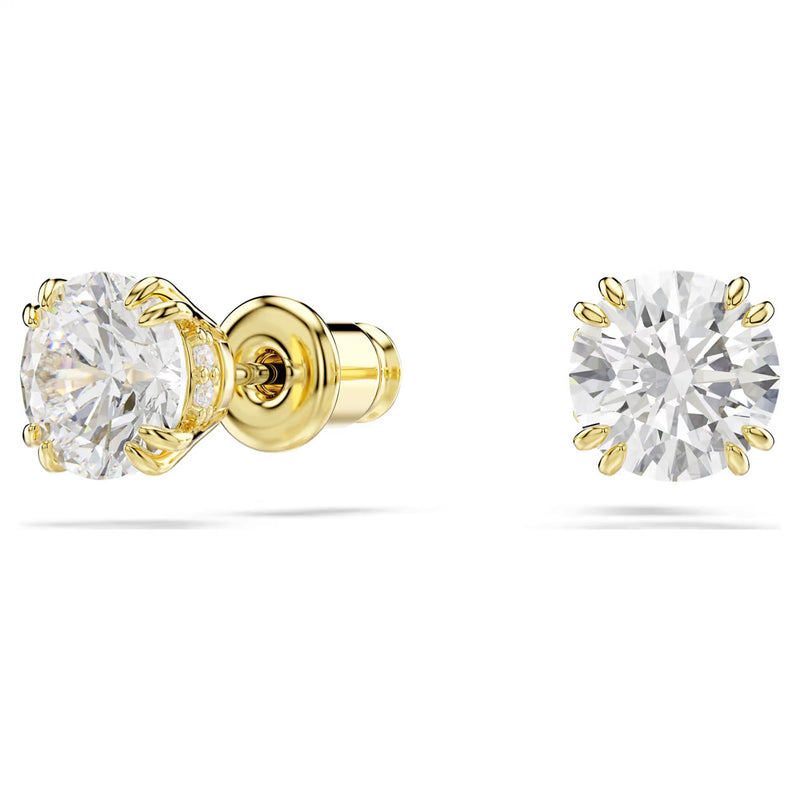 Swarovski Magic set, Set (2), Mixed cuts, Snowflake, White, 18K gold finish
