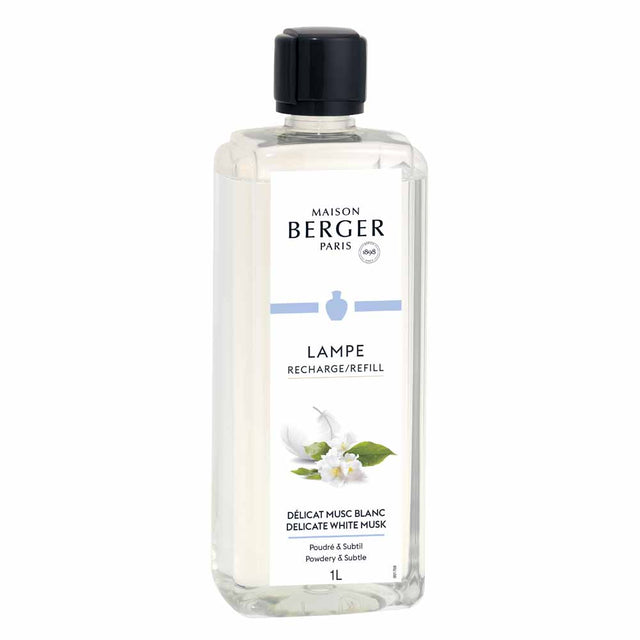 Maison Berger Delicate White Musk 1 Litre Lamp Refill 