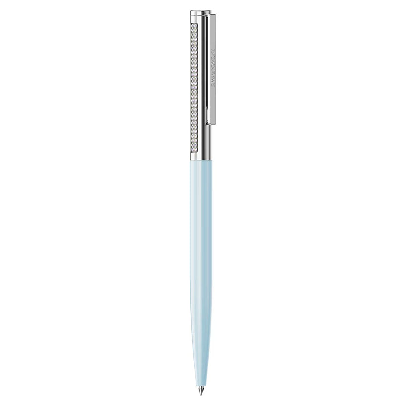 Swarovski Matrix Tennis ballpoint pen, Blue, Chrome plated