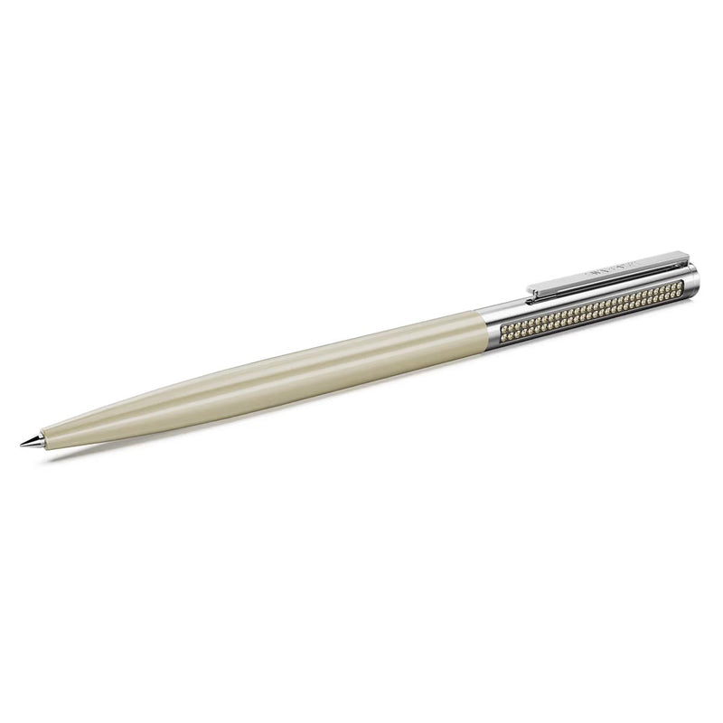 Swarovski Matrix Tennis ballpoint pen, Brown, Gold-tone plated