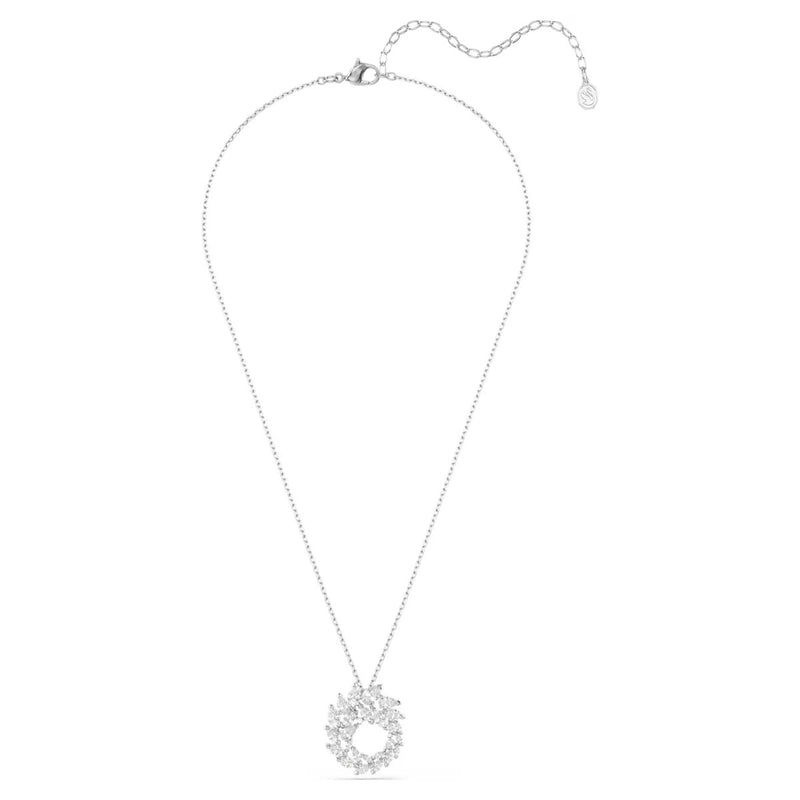 Swarovski Mesmera pendant, Marquise cut, White, Rhodium plated