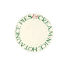 Emma Bridgewater Christmas Toast & Marmalade Mince Pies Medium Dinner Plate, 8.5 Inch