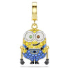Swarovski  Minions Bob charm Pavé, Multicolored, Gold-tone plated