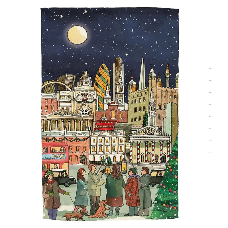 Emma Bridgewater London At Christmas Tea Towel