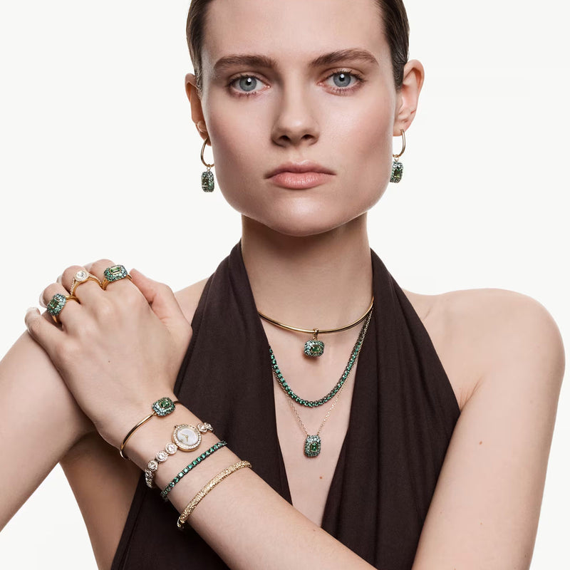 Swarovski Una Angelic watch, Crystal bracelet, Gold tone, Gold-tone finish