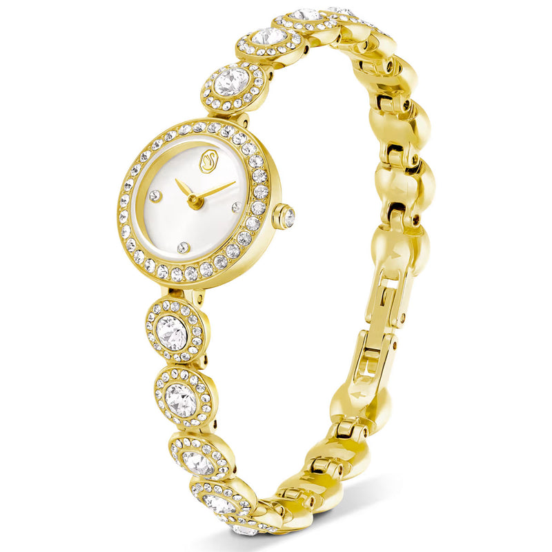 Swarovski Una Angelic watch, Crystal bracelet, Gold tone, Gold-tone finish