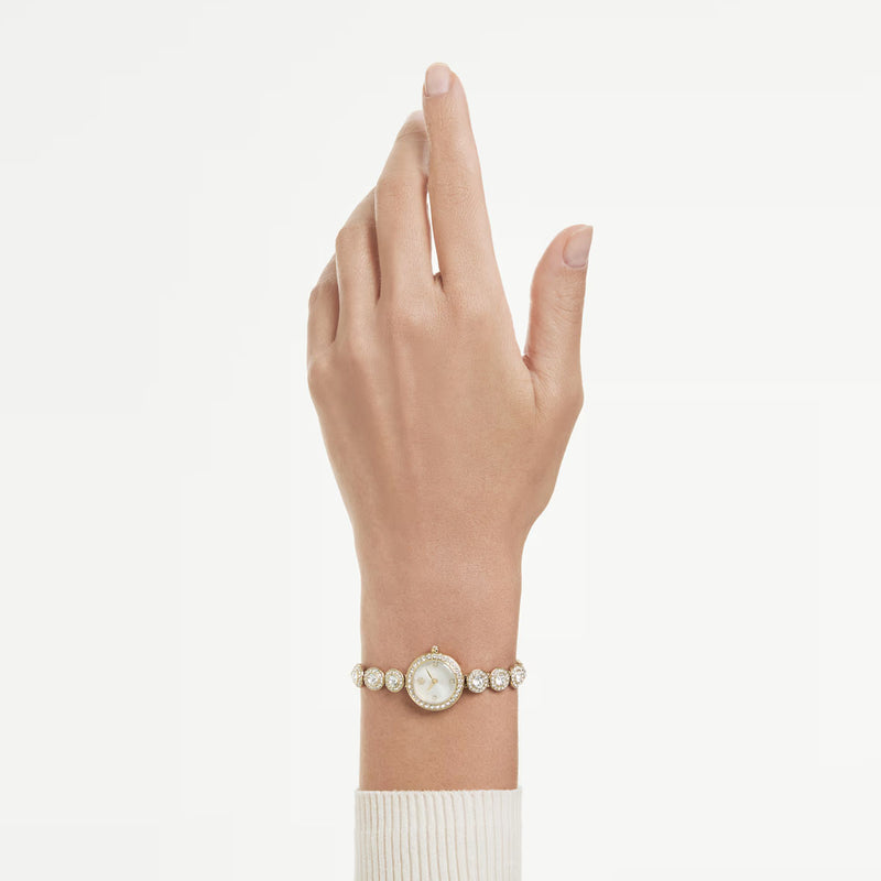 Swarovski Una Angelic watch, Crystal bracelet, Gold tone, Gold-tone finish